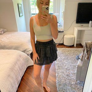 IRO Allyson Ruffled Mini Skirt